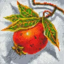 Алмазная мозаика на подрамнике Гранат 20x20 см