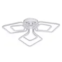 Люстра потолочная светодиодная Аурих De markt 308610694 13 м² нейтральный белый свет цвет белый