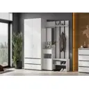 Шкаф для обуви Sv-мебель 100.10x200x35.20 см 5 полок ЛДСП цвет белый