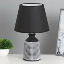 Настольная лампа Risalux корнелия е14 40вт черный 22x22x35см gmv-0033 9627160 цвет черный