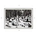 Картина в раме Декор депо Константин Малютин "Kaarma. Metsa kalmistu" E20 51x71 см без стекла