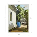 Картина в раме Декор депо Константин Малютин "Синяя бочка" E20 121x91 см без стекла