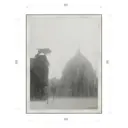 Картина в раме Декор депо Константин Малютин "ВДНХ. Снегопад" E20 86x66 см без стекла