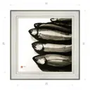 Картина в раме Декор депо Константин Малютин "Рыбный отдел" E20 31x31 см без стекла