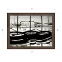 Картина в раме Декор депо Константин Малютин "Три лодки" E21 46x61 см без стекла