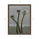 Картина в раме Декор депо Константин Малютин "Цветы лука" E21 86x66 см без стекла