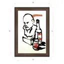 Картина в раме Декор депо Константин Малютин "День рождения вождя" E21 51x36 см без стекла