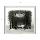 Картина в раме Декор депо Константин Малютин "Беседка в Ботаническом саду зимой" E20 61x66 см без стекла