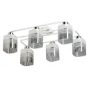 Люстра потолочная Тетро De city 607710376 6 ламп 18 м² цвет белый