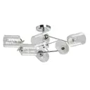 Люстра потолочная Акцент De city 600210086 6 ламп 18 м² цвет хром