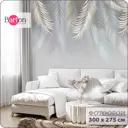 Фотообои бесшовные флизелиновые Bartonwall 300x275 см Пальмовые листья M189