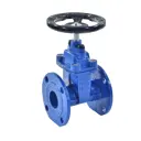 Задвижка 30ч39р обрезиненный клин с гайкой и штоком Ø100 Ру16