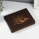 Шкатулка для украшений "Компас" 15x12x2 см