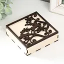 Шкатулка для украшений "Узор" 10x10x3 см