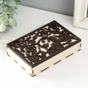 Шкатулка для украшений "Узоры" 15x10x3 см