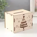 Копилка "С Новым годом. Елка" 13.4x10x10 см, набор 6 деталей