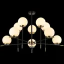 Люстра на штанге Illumico Il0059-10p-79 bk cop 10 ламп 30 м² цвет черный