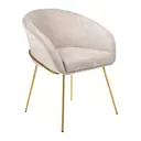 Стул Bradex Martin 63x78x56 см шенилл цвет бежевый