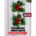 Набор елочных игрушек Зимнее чудо Зимнее волшебство 6947632 11 см х 12 см зеленый