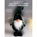 Декоративный предмет Дед мороз 6260120 Simaland 33 см цвет черный