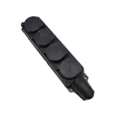 Розетка Andeli AM-K06 252965 250 В 16 A с крышкой цвет чёрный
