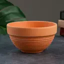 Горшок цветочный Калипсо Simaland 15.5 см 8.5 см 0.7 л керамика коричневый без автополива с блюдцем