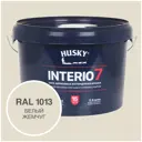 Краска для стен и потолков моющаяся Husky Interio 7 матовая цвет белый жемчуг RAL 1013 2.5 л