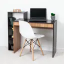 Офисный стол с полкой Letta 2937 110x91x40 см ЛДСП цвет орех,венге