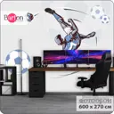 Фотообои флизелиновые Barton Wall 600x270 см Футбол K289
