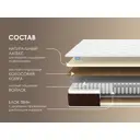Матрас Димакс Твин Медиум 200x200x23 см независимый пружинный блок, двуспальный