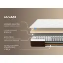 Матрас Димакс Твин Мемо хард 90x190x21 см независимый пружинный блок, односпальный