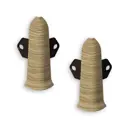 Угол наружный (внешний) с крепежом для плинтуса Идеал Классик 213 Дуб северный 85 мм 10 шт