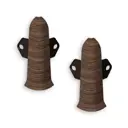 Угол наружный (внешний) с крепежом для плинтуса Идеал Классик 292 Орех миланский 85 мм 10 шт