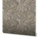 Обои флизелиновые Wallsecret Michelan коричневые 1.06 м 8851-26