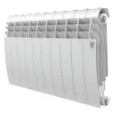 Радиатор Royal thermo BIliner 350/80 биметалл 10 секций боковое подключение цвет белый
