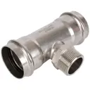 Тройник переходной Rommer 1 1/4"x54 мм ВПр-НР нержавеющая сталь