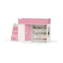 Кровать-чердак Ridgimmi AL4321WPINK 80.8x140.5x80.8 см ЛДСП цвет розовый