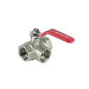 Кран шаровый трёхходовой Valtec 1/2"х1/2"x1/2" внутренняя-внутренняя-внутренняя резьба