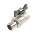 Кран шаровой Aqualink PN50 1/2" внутренняя-наружная резьба с сгоном