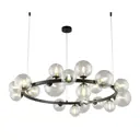 Люстра подвесная Aployt Apl.102.30.867 20 ламп 40 м² цвет черный