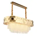 Люстра подвесная Aployt Apl.101.30.328 10 ламп 20 м² цвет золото