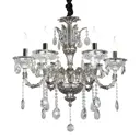 Люстра подвесная Omnilux Oml-160-30507 6 ламп 12 м² цвет прозрачный