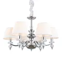 Люстра подвесная Omnilux Oml-160-30727 6 ламп 12 м² цвет хром