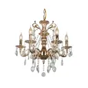 Люстра подвесная Omnilux Oml-160-30987 6 ламп 12 м² цвет золото