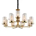Люстра подвесная Omnilux Oml-121-31748 12 лампы 24 м² цвет золото