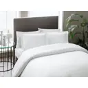 Комплект постельного белья Tac Satin Delux 4328-283511, евро, сатин, белый