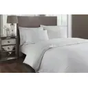 Комплект постельного белья Tac Satin Delux 4330-283573, евро, сатин, белый