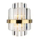 Настенный светильник Omnilux Oml-120-11096 цвет жёлтый/золотой