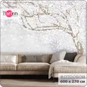 Фотообои флизелиновые Barton Wall 600x270 см Растения Дерево Цветы N141