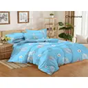 Комплект постельного белья Эльф Domovita 1185 Окраина, двуспальный, бязь, разноцветный